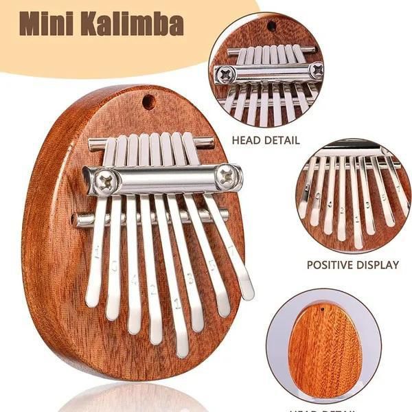 1PC 8 Key Mini Finger  Thumb Piano Bear