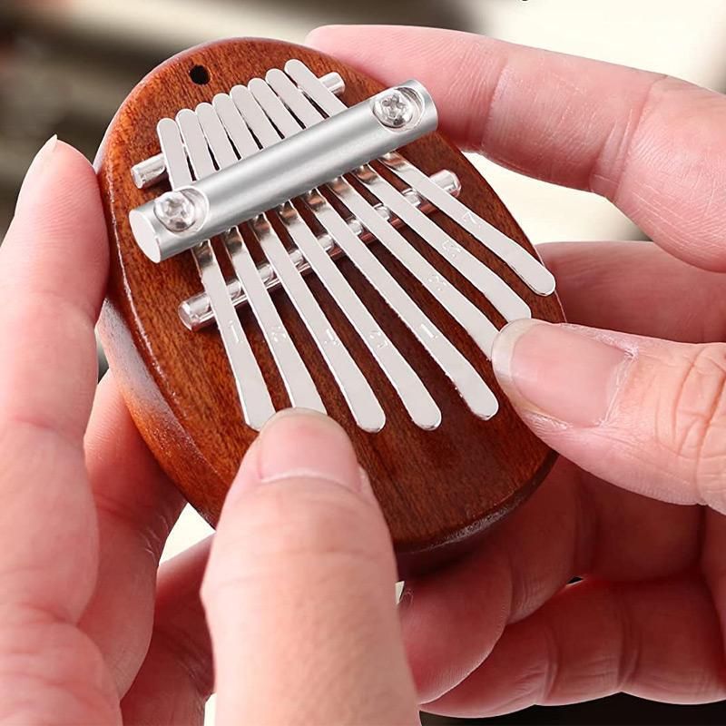 1PC 8 Key Mini Finger  Thumb Piano Bear