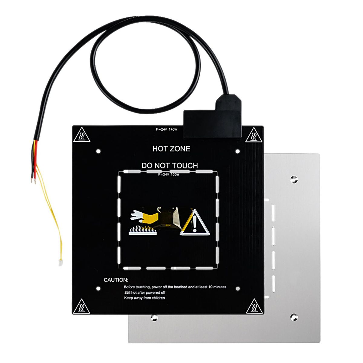Two Trees Heated Bed 3D Printer Replacement Compatible with Ender 3S1/Ender 3/ Ender 3 Pro/Ender 3 V2/Ender 3 V2 Neo 235x235mm Zonal Heating Switch 24V 140W /  24V 100W  for Creality Ender 3 Series