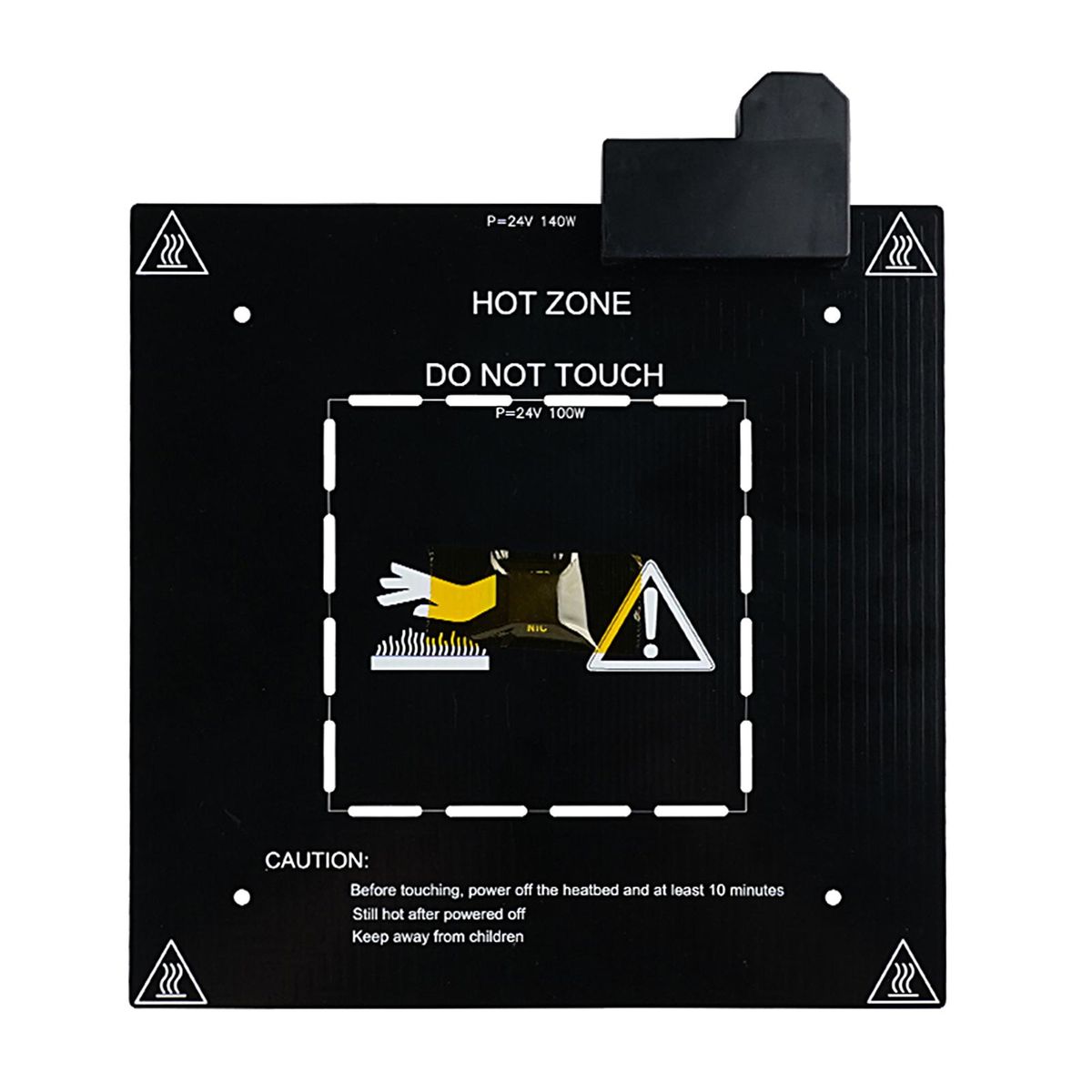 Two Trees Heated Bed 3D Printer Replacement Compatible with Ender 3S1/Ender 3/ Ender 3 Pro/Ender 3 V2/Ender 3 V2 Neo 235x235mm Zonal Heating Switch 24V 140W /  24V 100W  for Creality Ender 3 Series