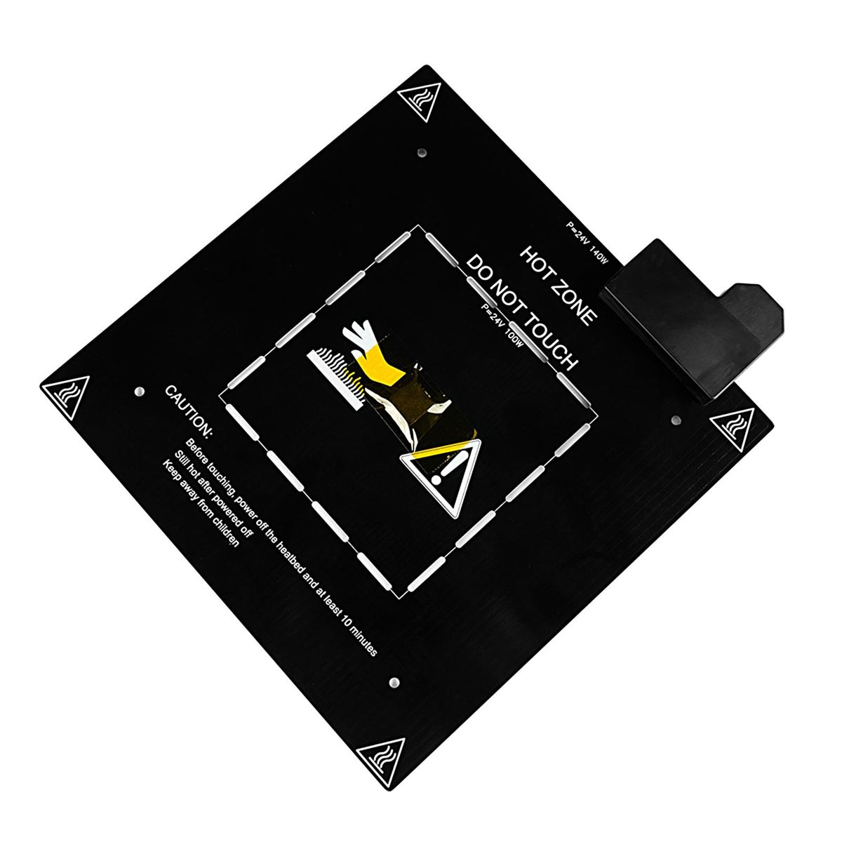 Two Trees Heated Bed 3D Printer Replacement Compatible with Ender 3S1/Ender 3/ Ender 3 Pro/Ender 3 V2/Ender 3 V2 Neo 235x235mm Zonal Heating Switch 24V 140W /  24V 100W  for Creality Ender 3 Series