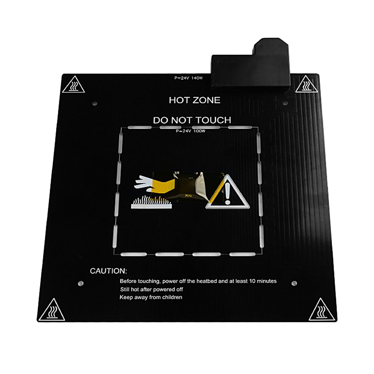 Two Trees Heated Bed 3D Printer Replacement Compatible with Ender 3S1/Ender 3/ Ender 3 Pro/Ender 3 V2/Ender 3 V2 Neo 235x235mm Zonal Heating Switch 24V 140W /  24V 100W  for Creality Ender 3 Series