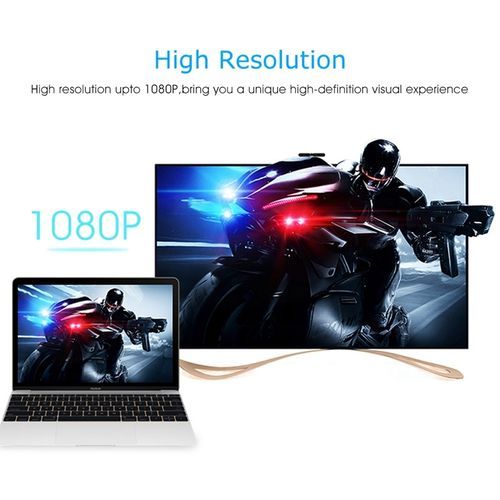 24cm Full HD 1080P HDMI To VGA + Audio Output Cable For Computer / DVD / Digital Set-top Box / Laptop / Mobile Phone / Media Player(White)