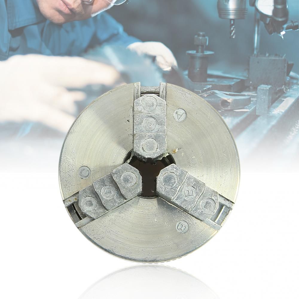 Z011 Mini Metal Lathe Chuck Zinc Alloy 3-Jaw Drill Chucks