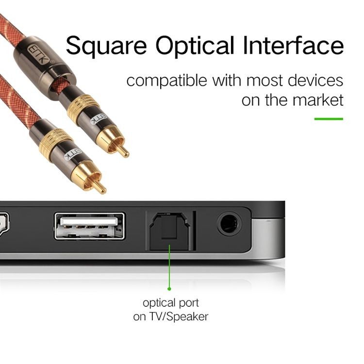 EMK TZ/A 2m To Digital Coaxial Interconnect Cable