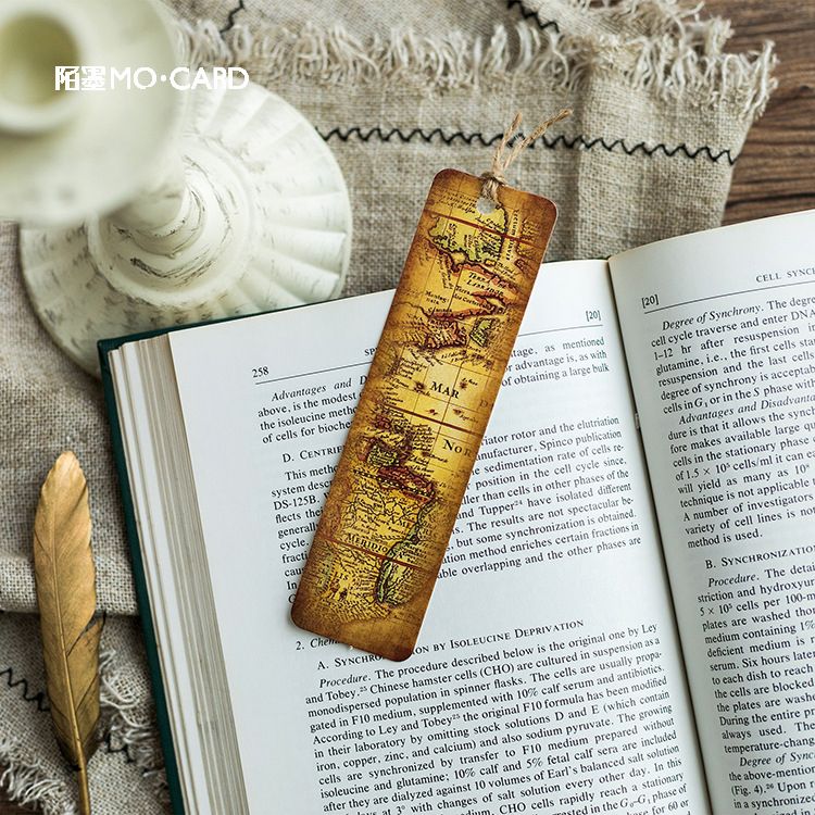 30 Pcs/box Retro Treasure Map Bookmark Stationery Tracing