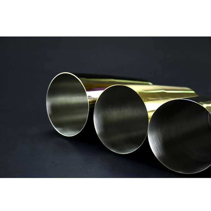 2pcs Stainless Steel Cocktail Shaker Bar Handshaker Gold