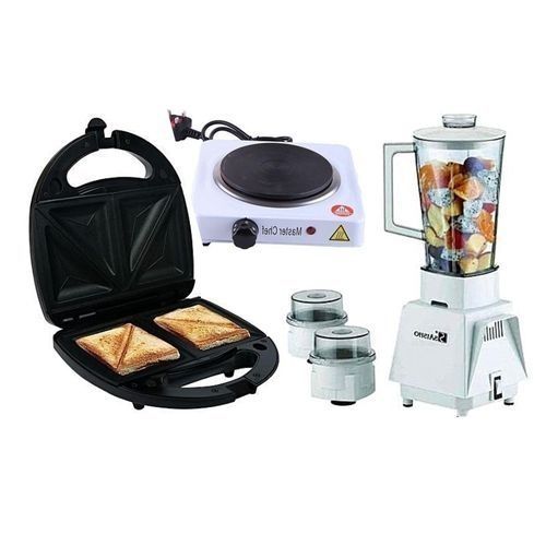 Super Bundle Blender + Toaster + Hot Plate Bundle