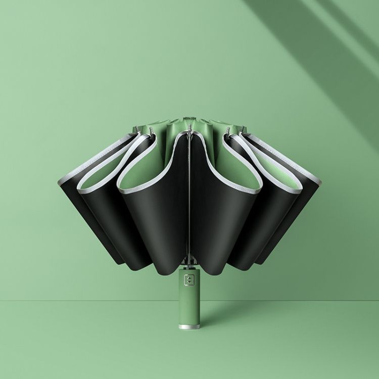 Fully Automatic Vinyl Umbrella Green