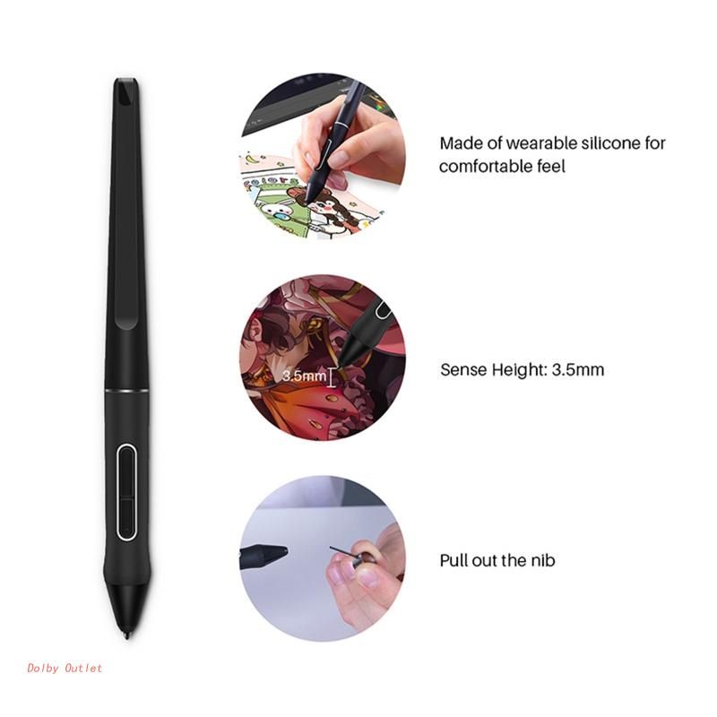 (PW100 H640P)for Huion Digital Battery Pen Stylus PW517 For Kamvas13 22 12 GS1562/GS1161 PW515 Q620M PW100 H640P PW517 Kamvas MAA