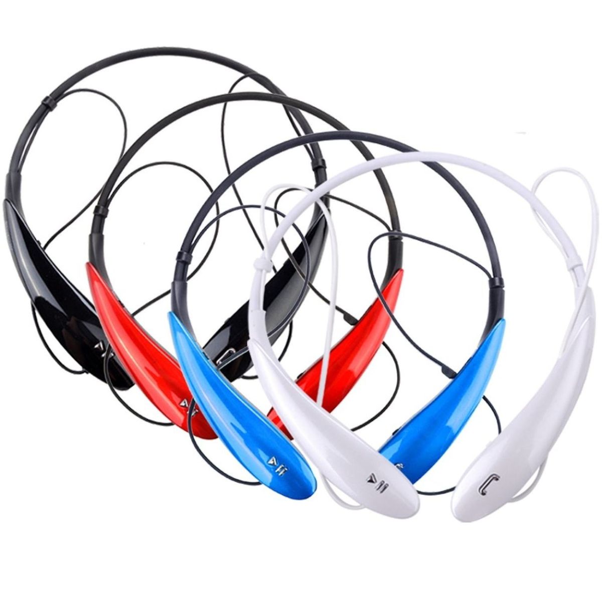 Flexibility Wireless Bluetooth Neckband Stereo Headset (Red) BDZ