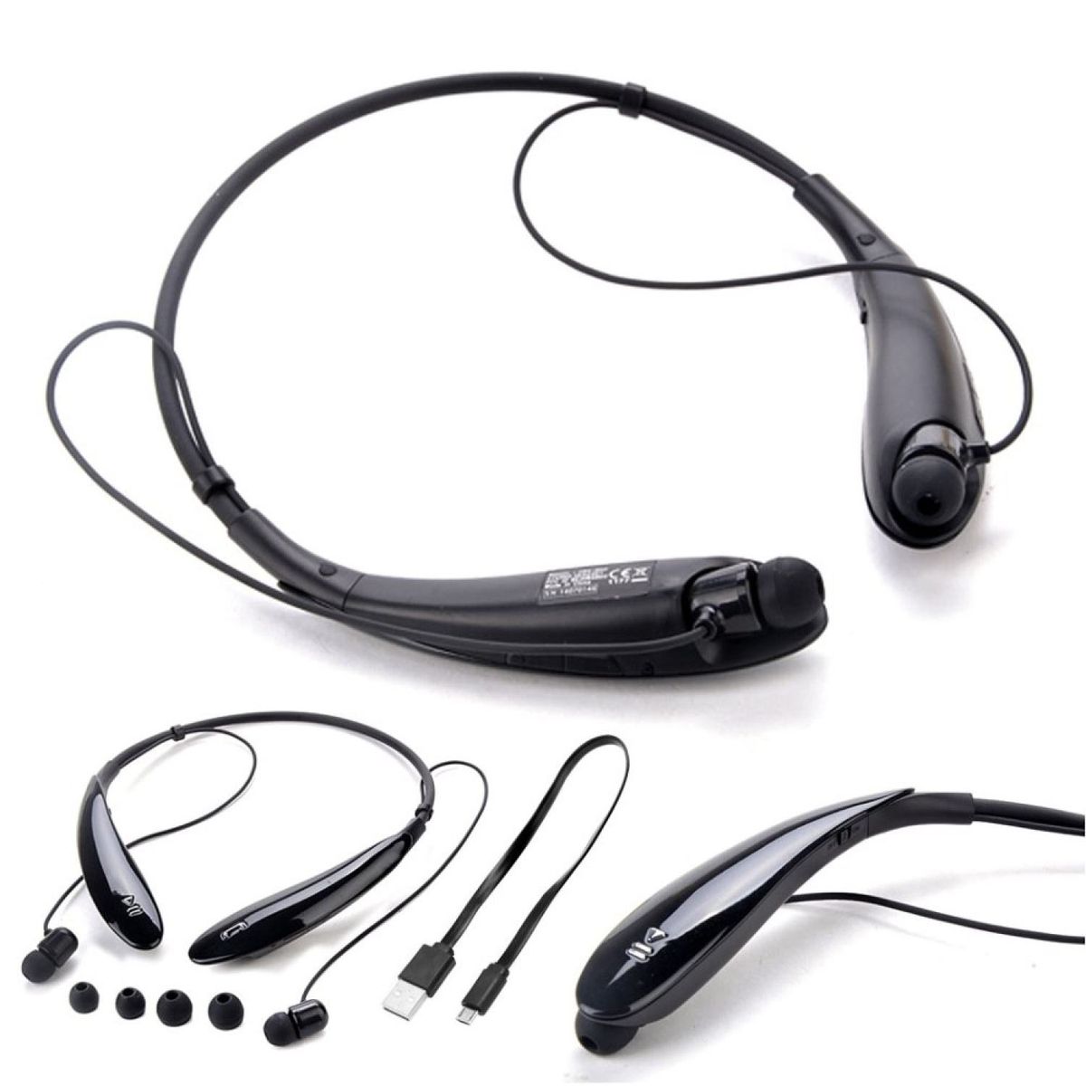 Flexibility Wireless Bluetooth Neckband Stereo Headset (Red) BDZ