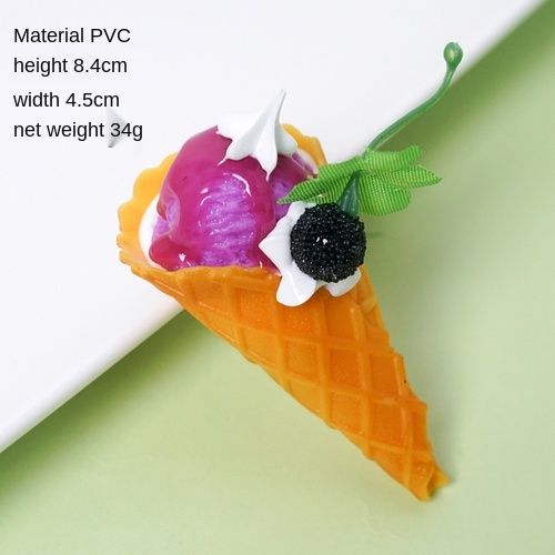 Ice Cream Model Torch Mini Ice Cream Refrigerator Magnet