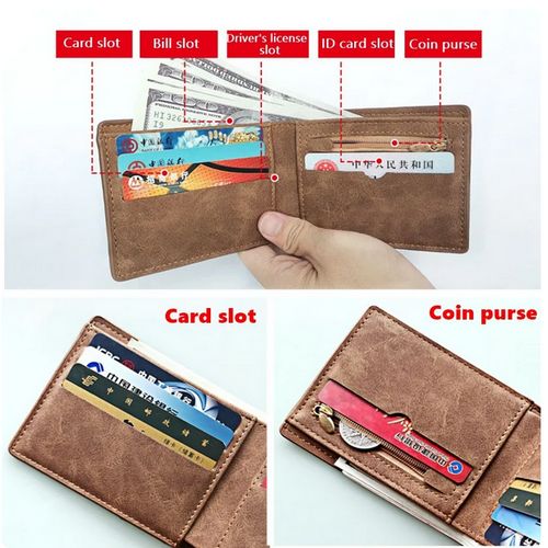 Executive Classy  Men Leather Wallet-Brown
