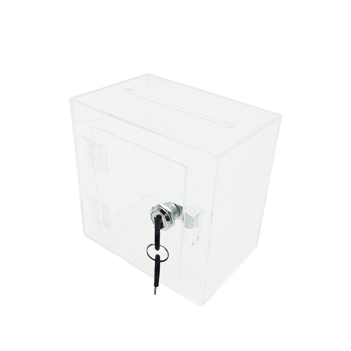 Vote Storage Box Secure Savings Transparent Acrylic Money Box for Kids Clear
