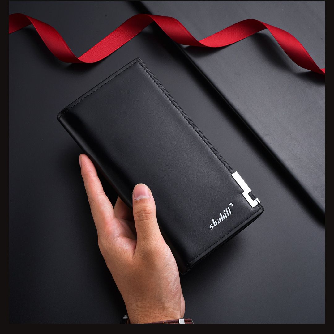 Unisex Multi-function Zipper Clutch/Wallet-Black