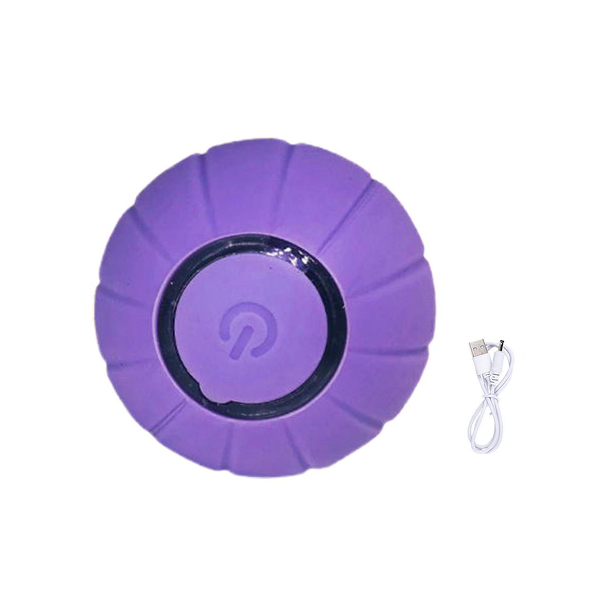 Electric Kitten Toy Cat Teaser Ball Pet Stress Relief Toy Purple