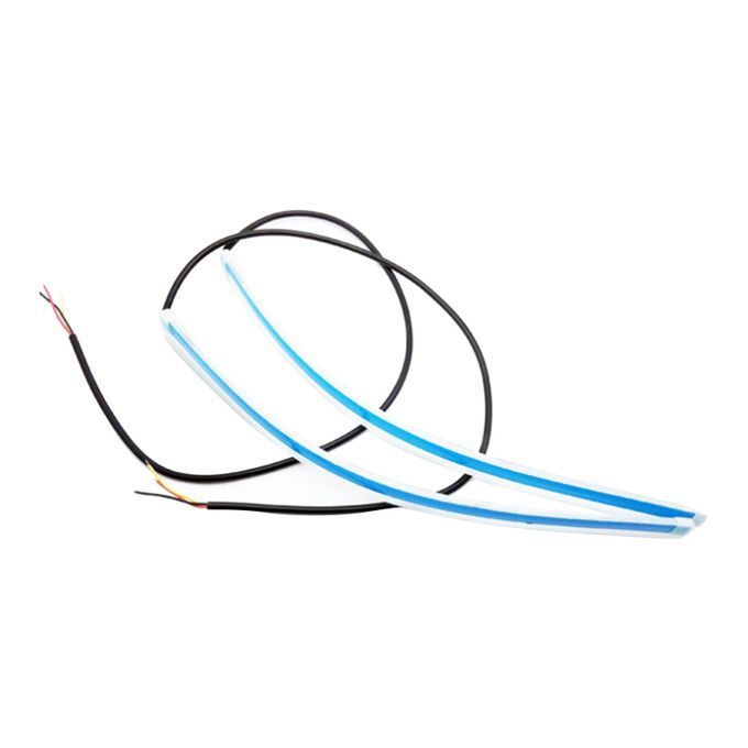Set Of 2 Decorative Car Adhesive  Daytime Running Light B To Y 45cm
