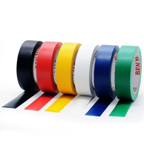 Color Electrical Tape PVC Wear-resistant Flame Retardant Lead-free Insulating Waterproof Eletrician White Black Red Blue Green(#yellow)