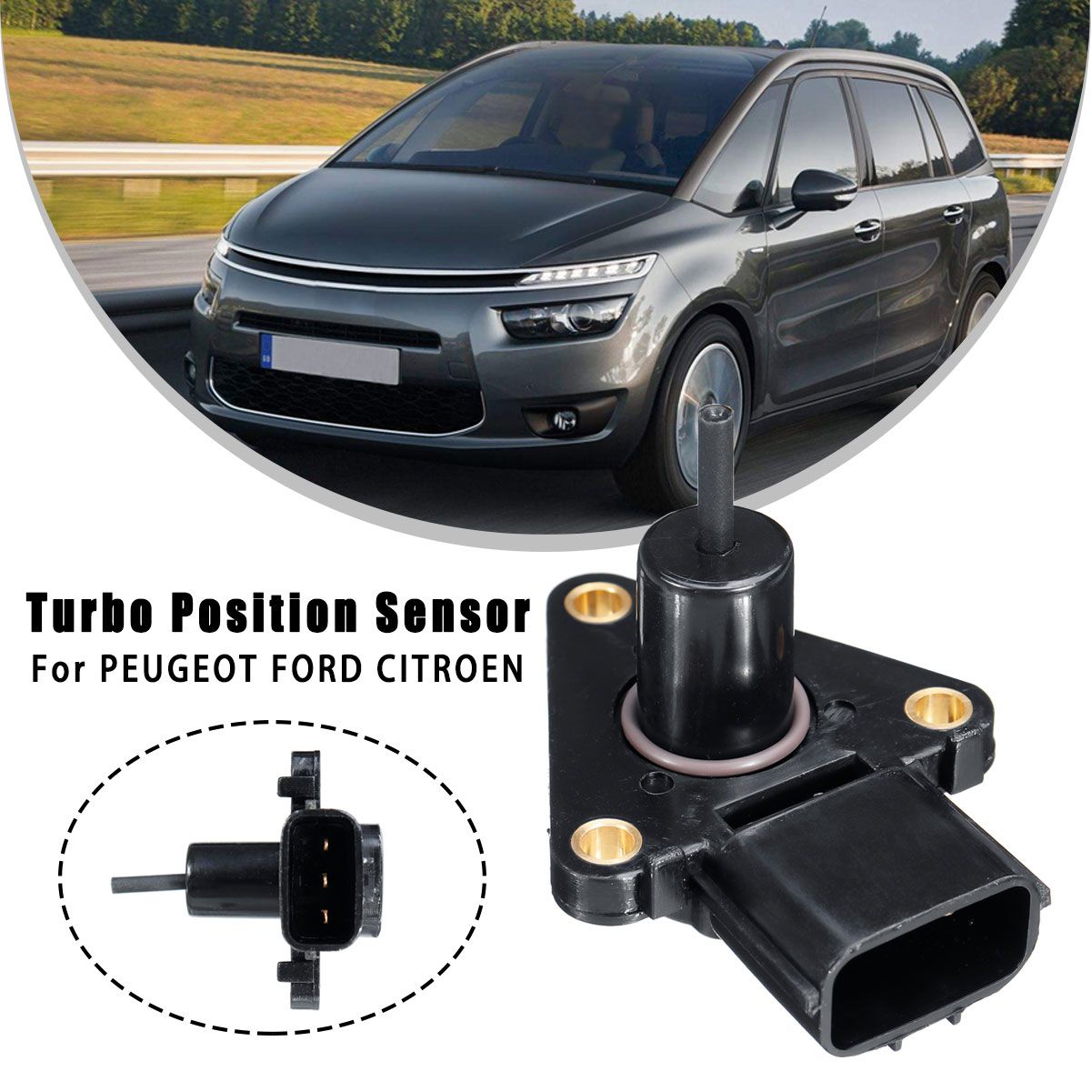 Turbo Charger Actuator Position Sensor For Peugeot Ford Citroen 9682778680