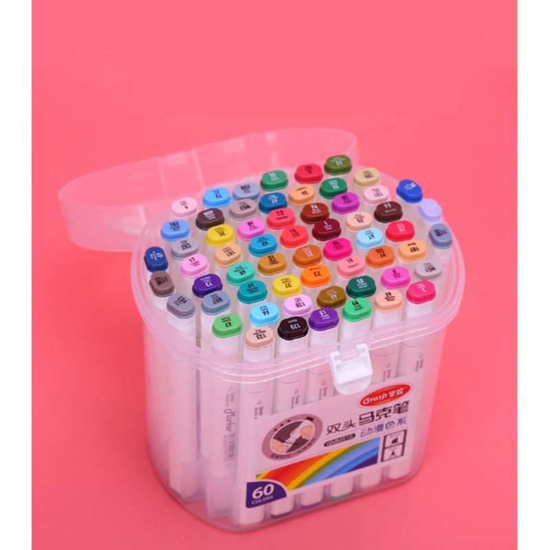 Exquisite Color Alcohol-based Art Marker With Box 12 24 36