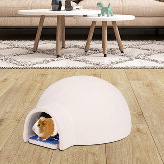 Small Ceramic Cooling House Igloo Sleeping Bed Hideout Nesting Cooler
