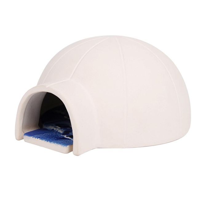Small Ceramic Cooling House Igloo Sleeping Bed Hideout Nesting Cooler