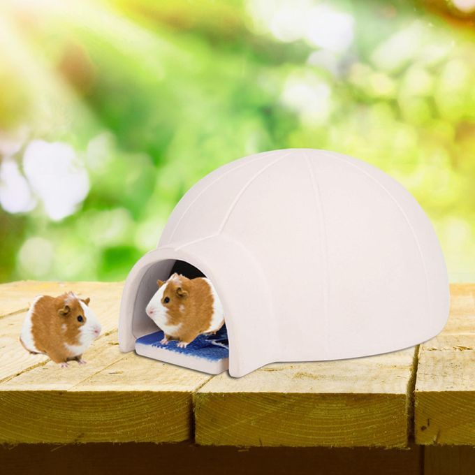 Small Ceramic Cooling House Igloo Sleeping Bed Hideout Nesting Cooler