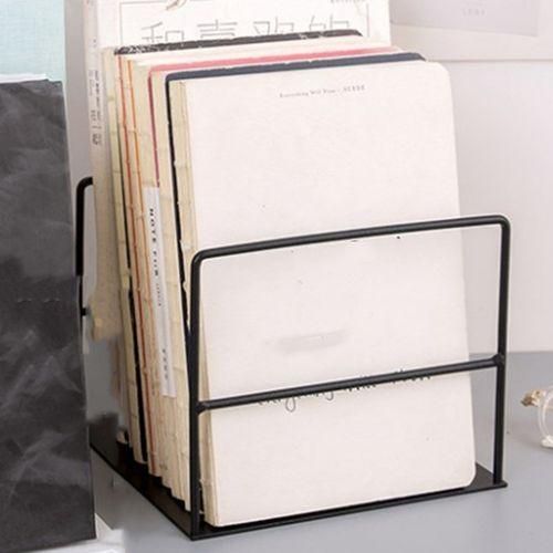 1 Pair Wrought Iron Bookends Book Support Simple