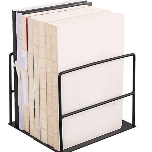1 Pair Wrought Iron Bookends Book Support Simple