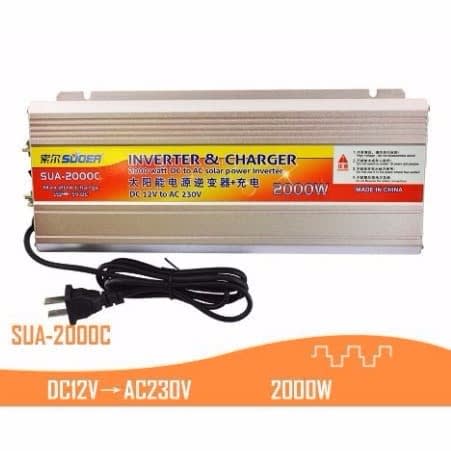 2000 Watts Power Inverter With Inbuilt Charger 20amps