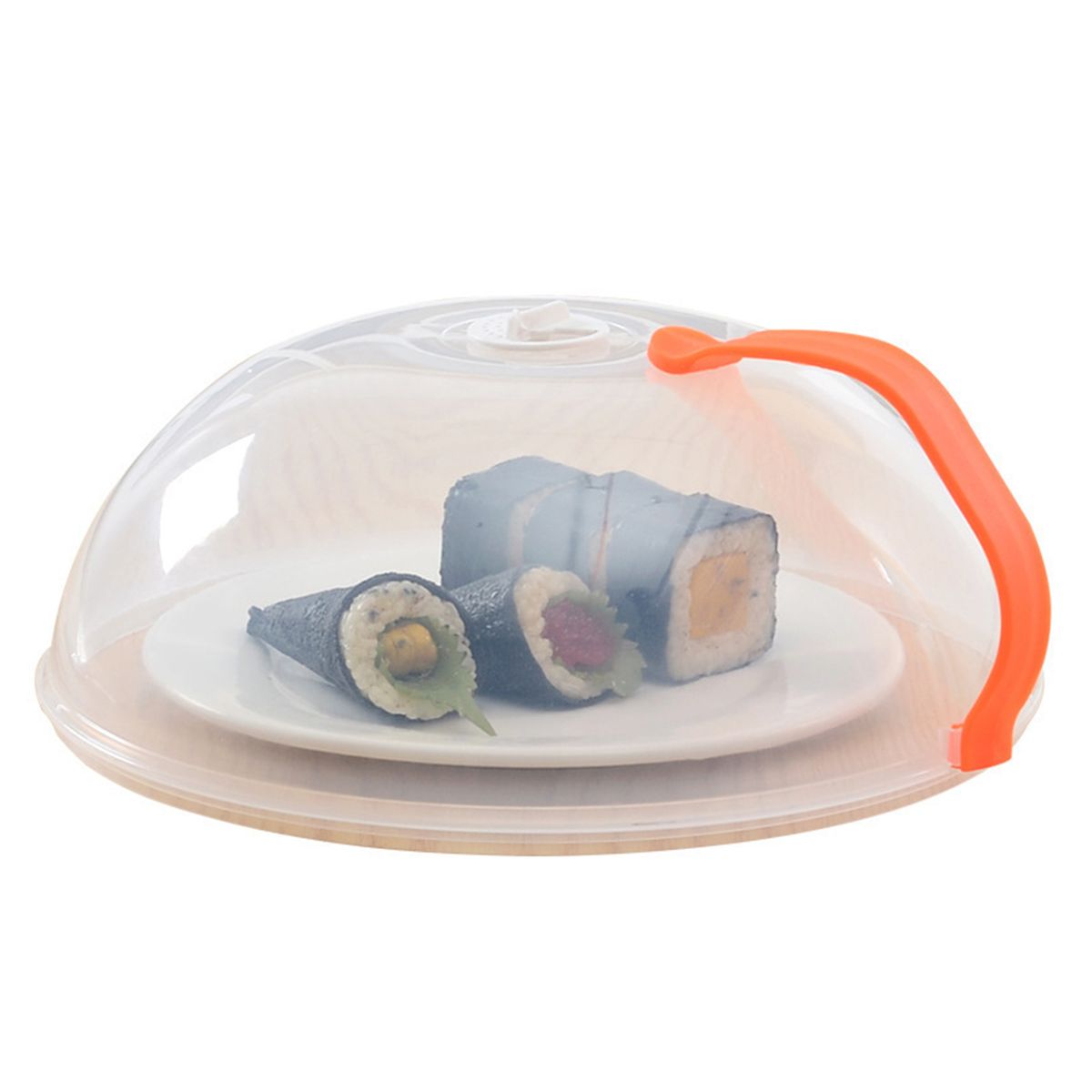 Microwave Food Cover Washable Effective Easy-using-Clear
