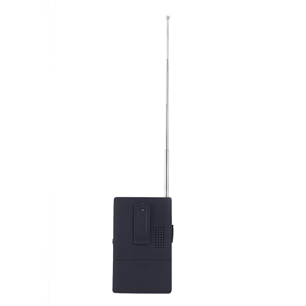 Mini Am/fm 2-Band Radio World Receiver With Speaker Silver