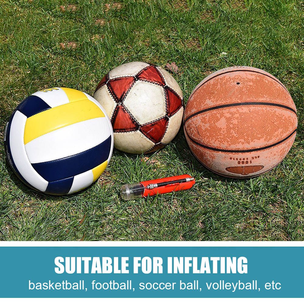 Mini Size Ball Air Pump Inflator 6 Inches Small Dual Action