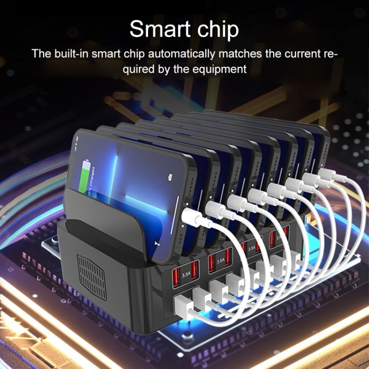 YFY-A55 150W 16 USB Port Smart Charging Station
