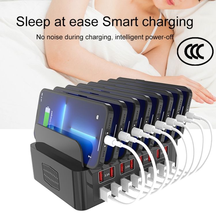 YFY-A55 150W 16 USB Port Smart Charging Station