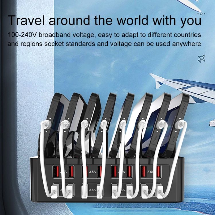 YFY-A55 150W 16 USB Port Smart Charging Station