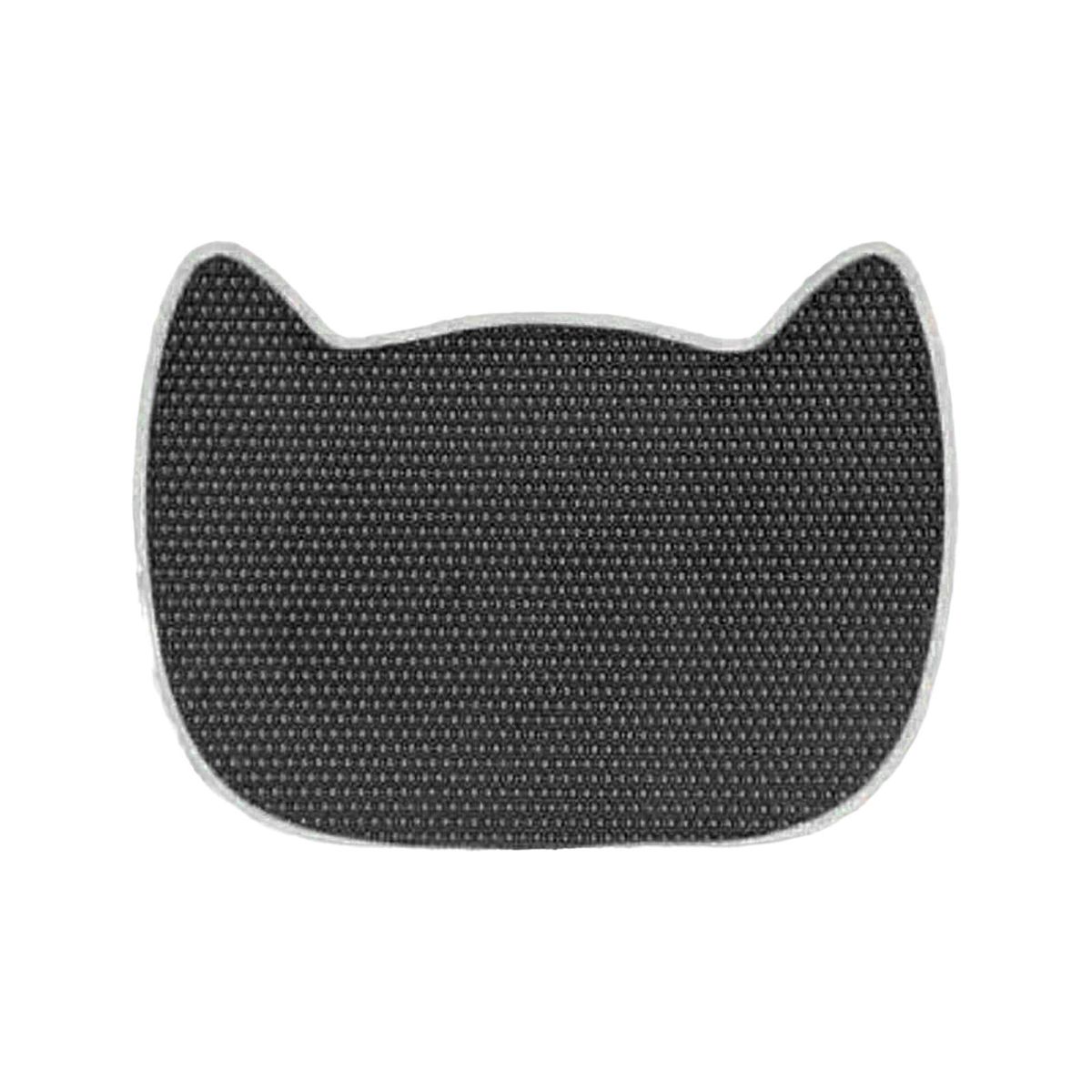 Cat Litter Mat Pet Litter Trapping Mat Cat Pad Black