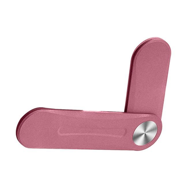 Foldable Laptop Side Phone Holder Side Phone Holder Magnetic Phone Red