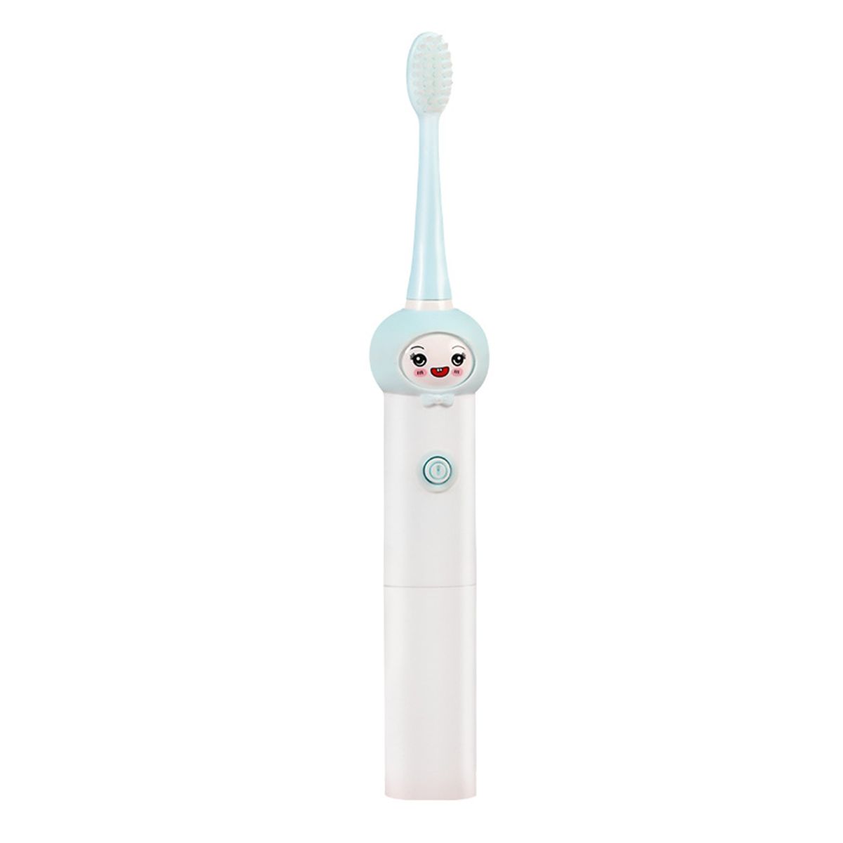 Electric Toothbrush Cartoon Shape Soft Bristles IPX7-Blue