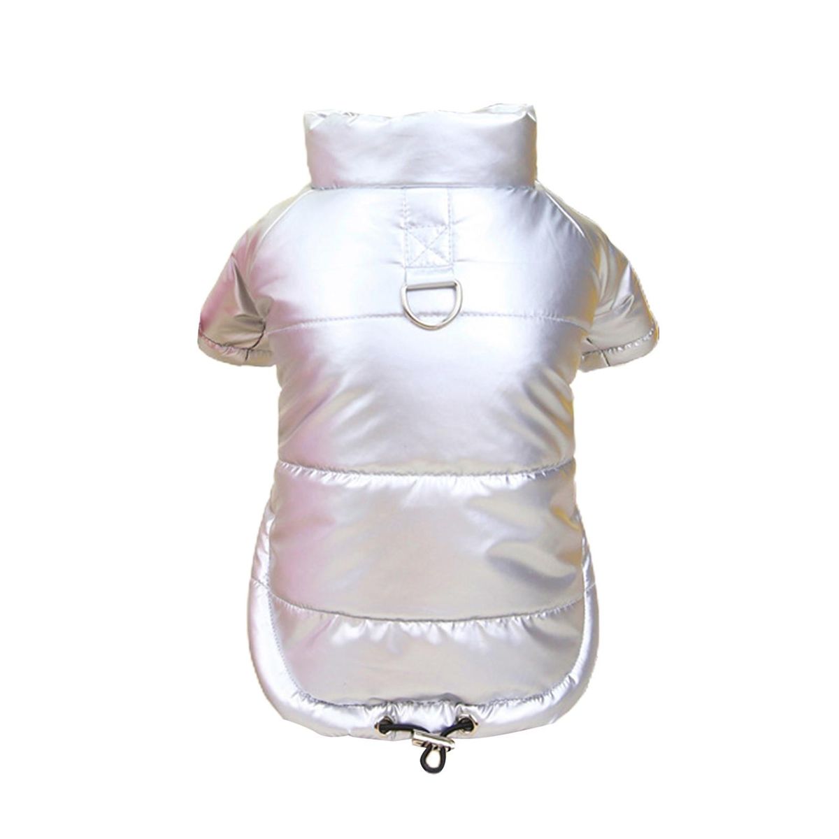 Pet Jacket Dog Coat Winter Padded Jacket Silver
