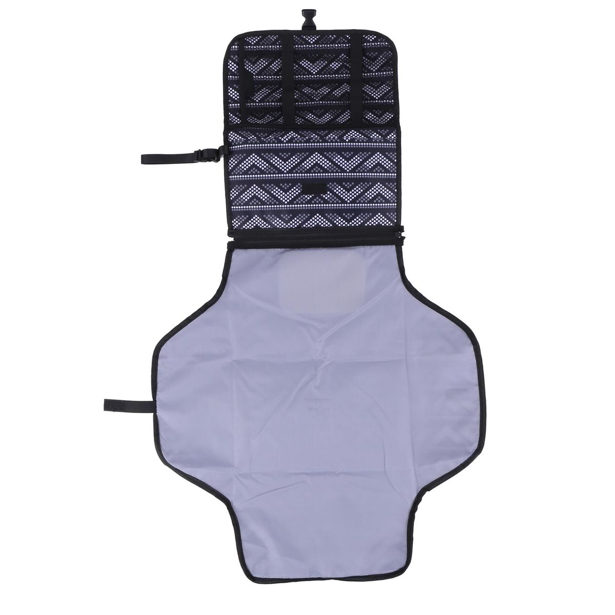 Portable Baby Changing Pad Built-In Head Cushion Waterproof Travel Clutch Diaper Bag for Toddler