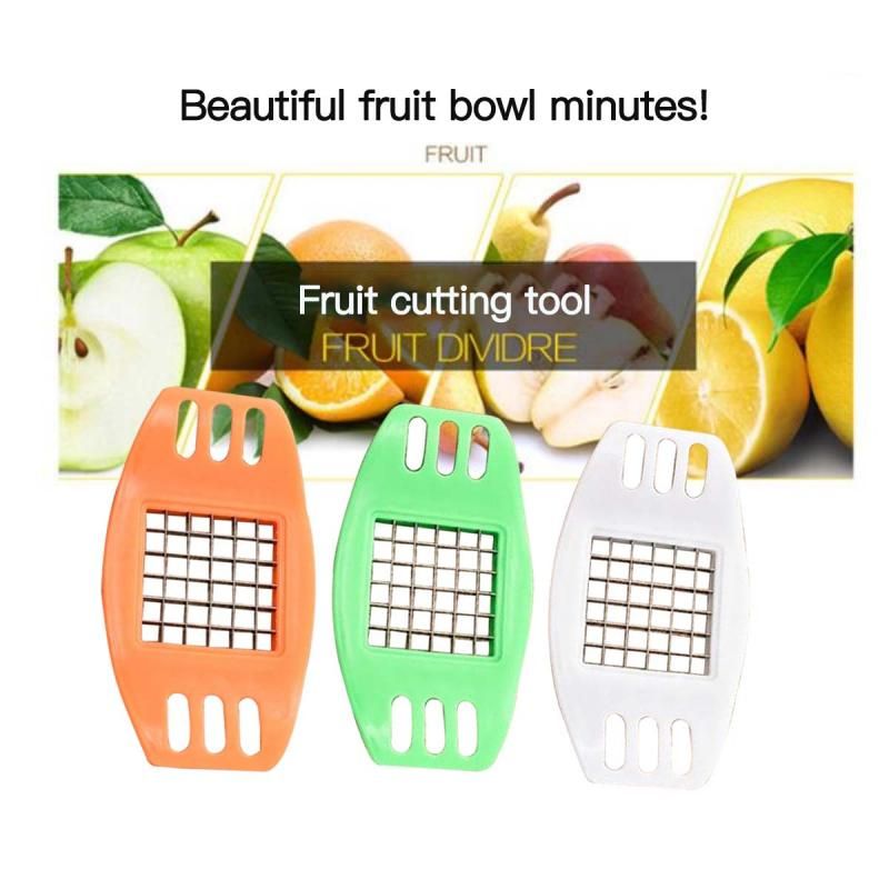 (1pc Green)New Potato Chip Cutter In Strips French Fries Tools Multi-function Slicing Potato Machine Practical Kitchen Diy Gadgets JIN