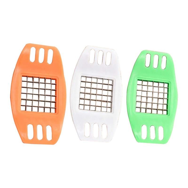 (1pc Green)New Potato Chip Cutter In Strips French Fries Tools Multi-function Slicing Potato Machine Practical Kitchen Diy Gadgets JIN