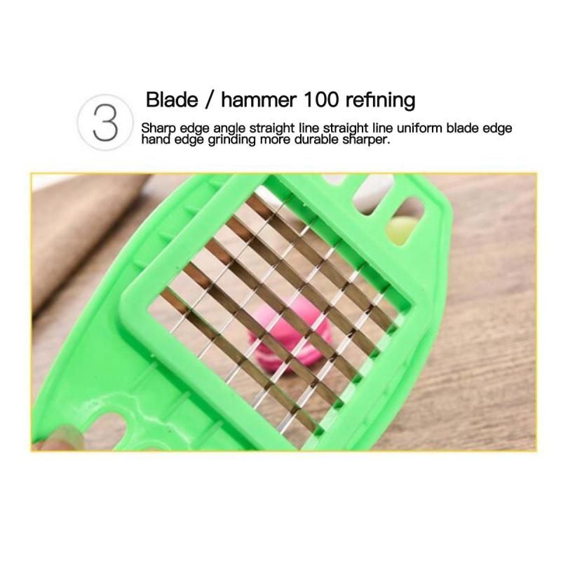 (1pc Green)New Potato Chip Cutter In Strips French Fries Tools Multi-function Slicing Potato Machine Practical Kitchen Diy Gadgets JIN