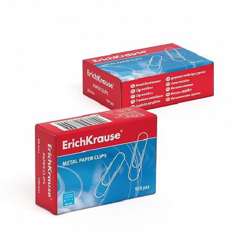 Paper Clips Metal Galvanized  (WHOLESALE  5 PACKETS) 28, 33, 50 Mm (box Of 100 Pieces)
