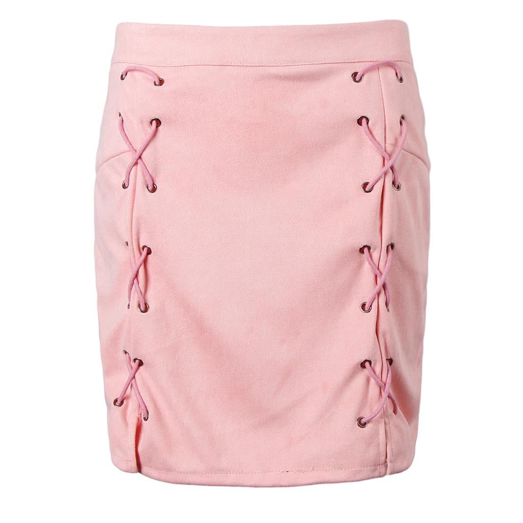 A Line Skirt Pink 2XL