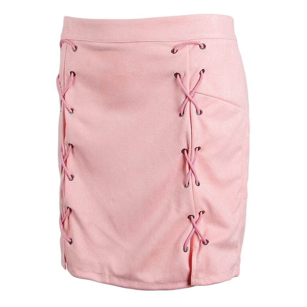 A Line Skirt Pink 2XL