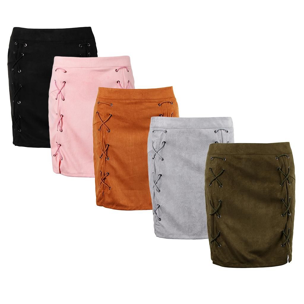 A Line Skirt Pink 2XL