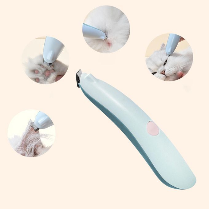 Pet Grooming  Kits Low Noise Dog And Cat Rechargeable Blue